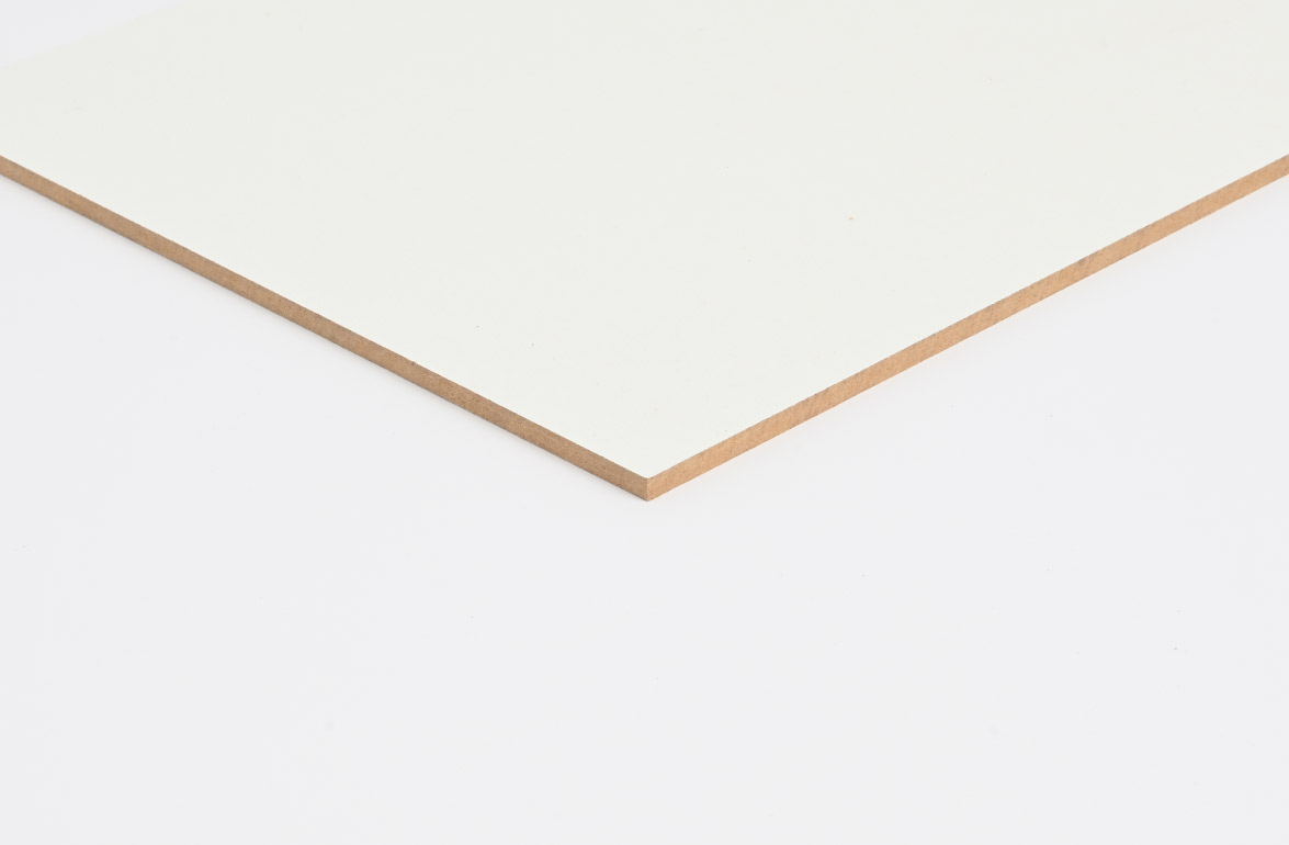 HDF Hvidlakeret 1 side, E1